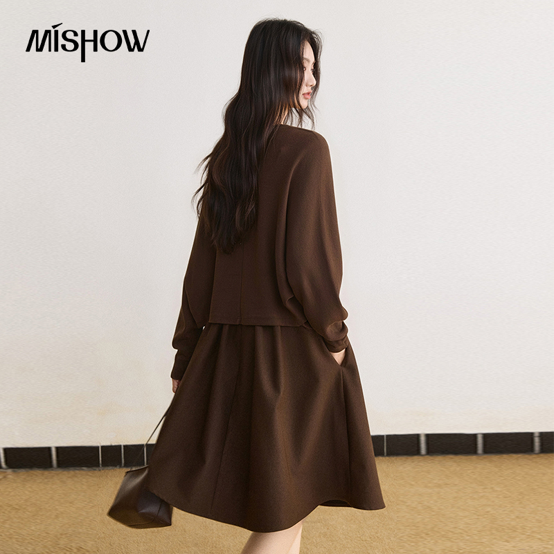 MISHOW レディース セットアップ 2026年秋 ブラウ - Embellish Knit のレビューと価格