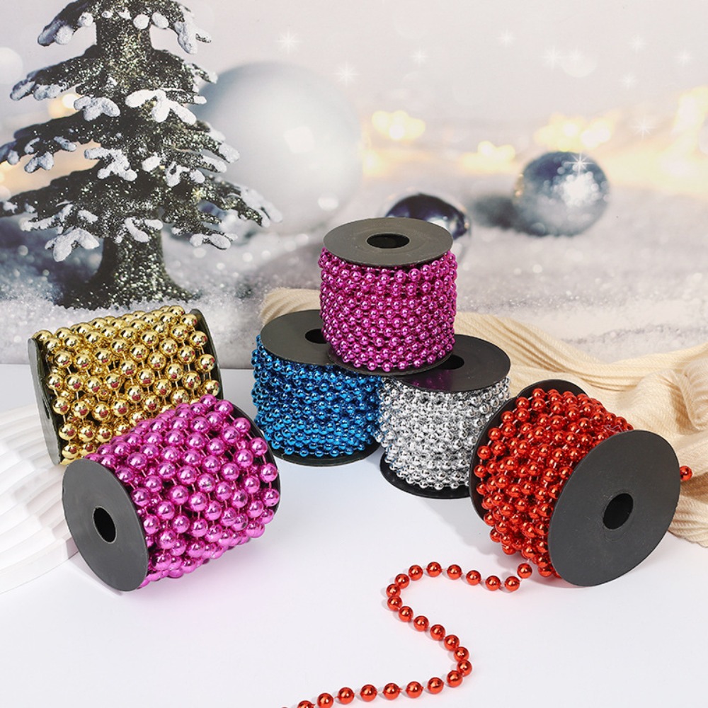 3m巻き、9mmのパールビーズチェーンガーランド。クリスマス - Pearl Trim Chain のレビューと価格