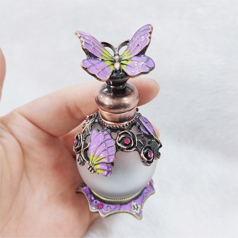 15mlの蝶の形をした香水用ボトル。エッセンシャルオイル用と - Embroidery Craft のレビューと価格