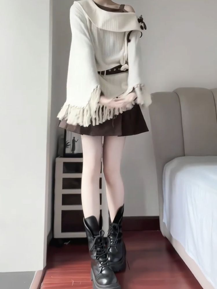 日本のヴィンテージモリケイ2点セット レディース フリンジト - Tassel Fringe Trim のレビューと価格