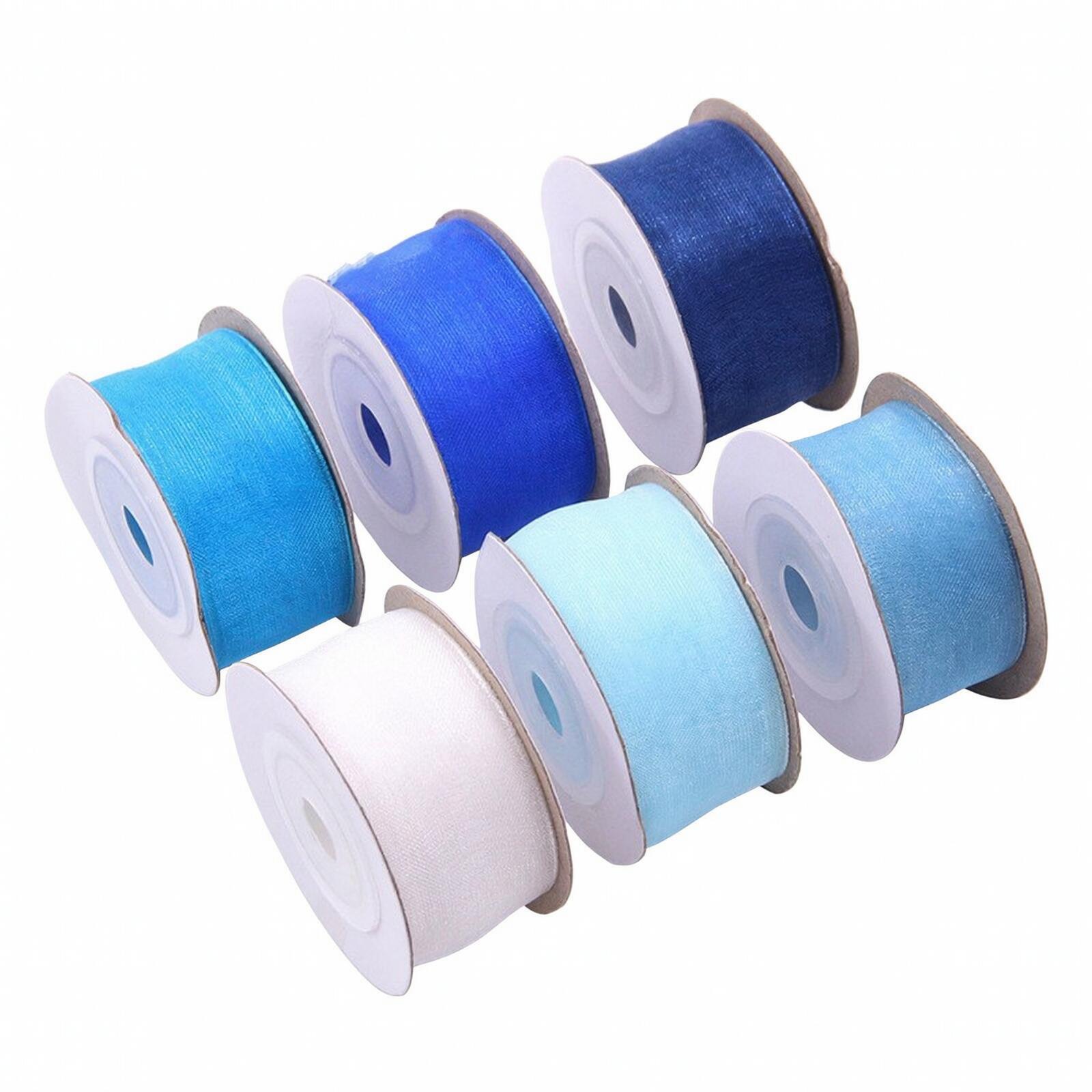 透明な装飾用リボン。花の装飾やホリデーシーズンのオーナメント - Organza Ribbon Spool のレビューと価格