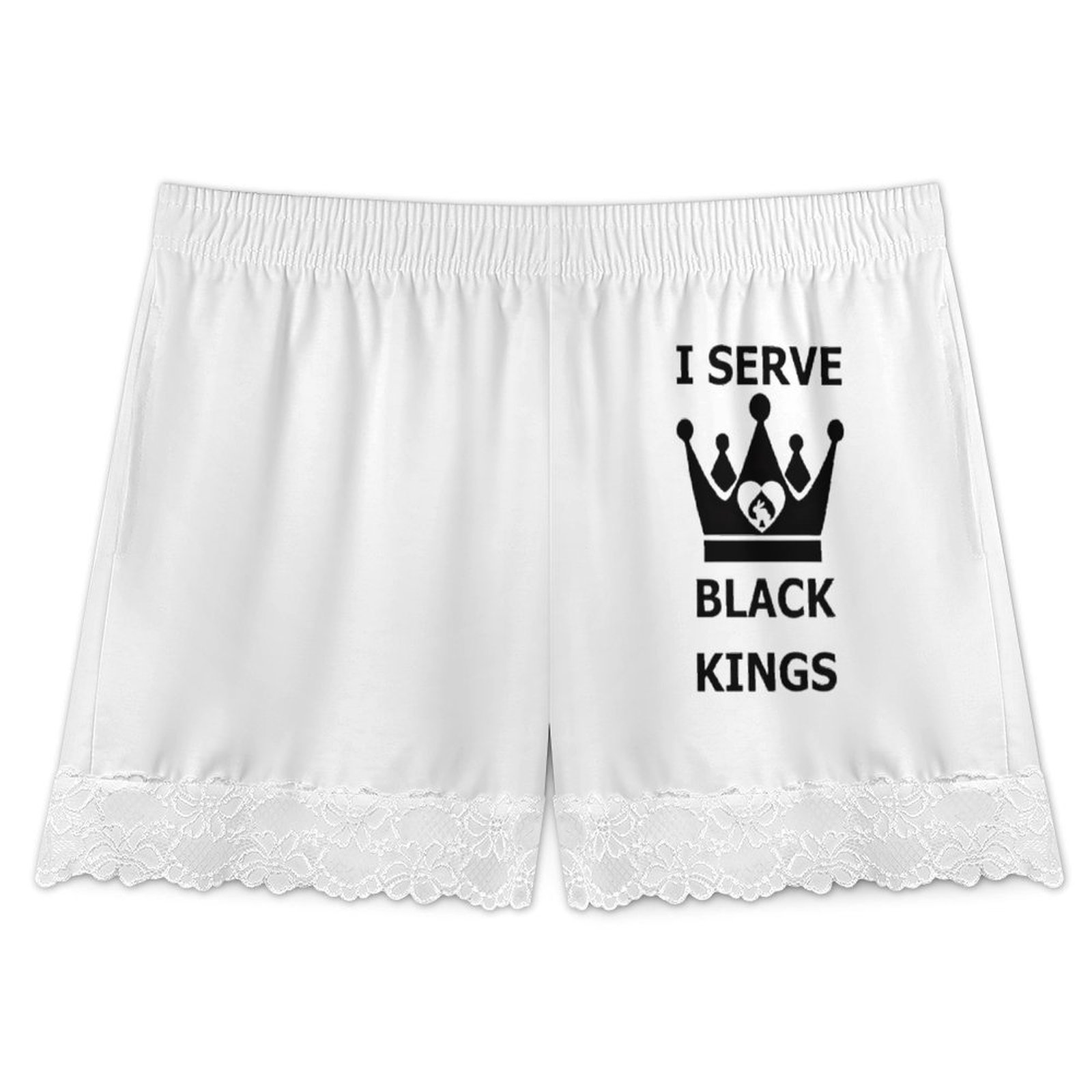 女性用、レースがあしらわれたスリープパンツ。プリント柄の伸縮 - Elastic Lace Trim のレビューと価格